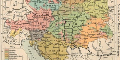 Østerrike ungarn kart 1900