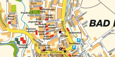 Kart av hall østerrike