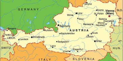 Innsbruck, østerrike kart