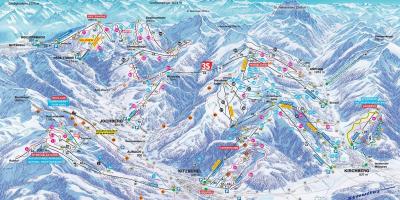 Østerrike ski kart